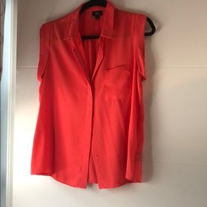 Salmon blouse.